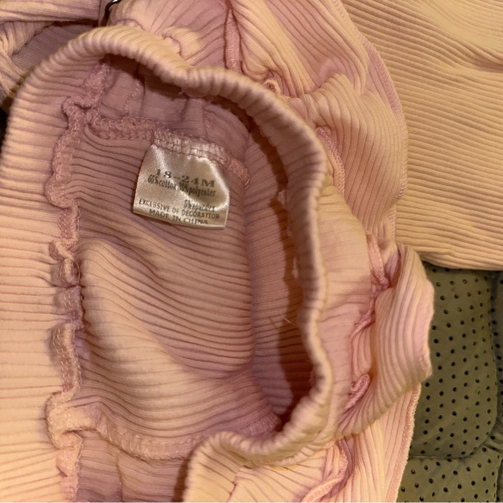 Marie Nicole Pink Ruffled Baby Set - Picture 4 of 4